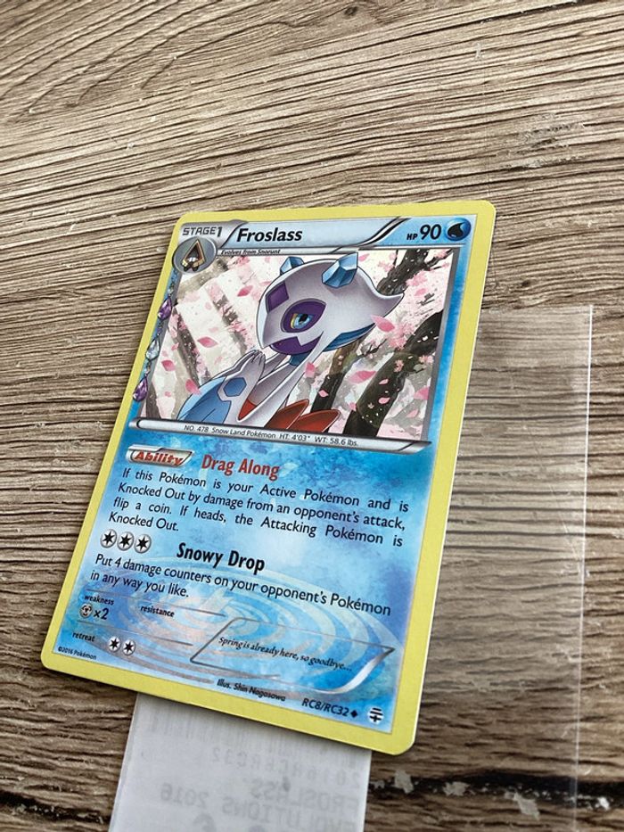 carte Pokémon rc8/rc32 froslass holo anglais ANG année 2016 - photo numéro 4