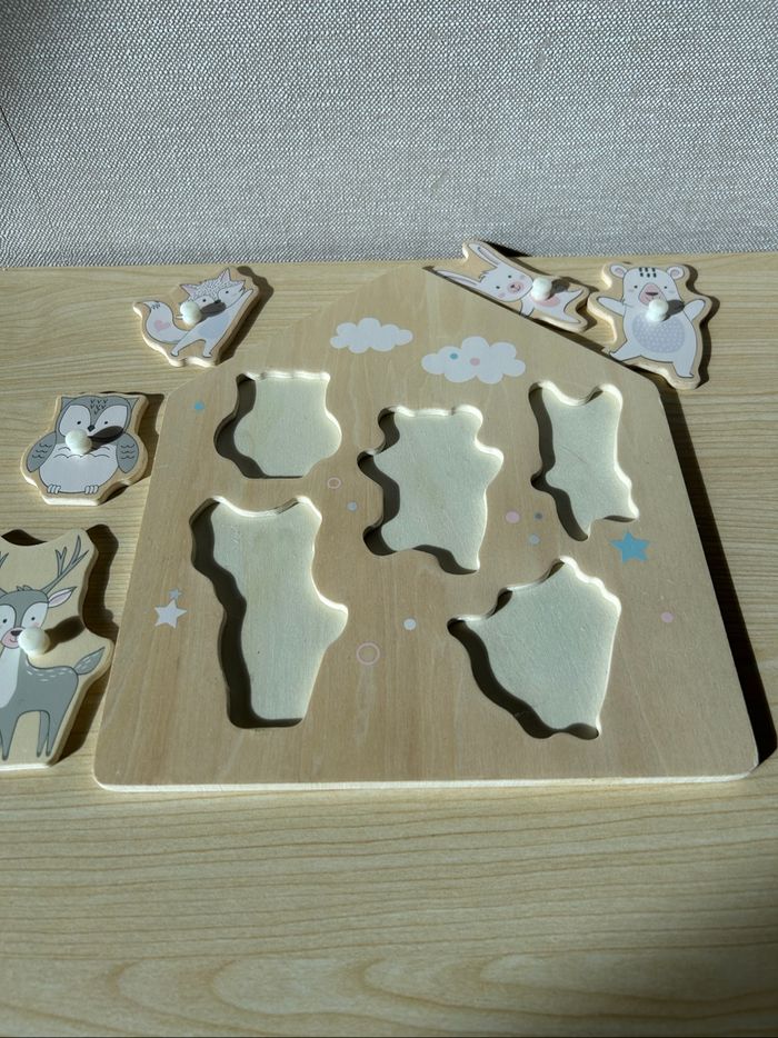 Puzzle à encastrer en bois Playtive - photo numéro 2