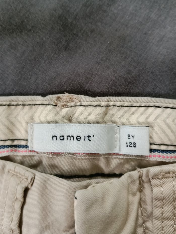 Short chino beige name it 8ans - photo numéro 3