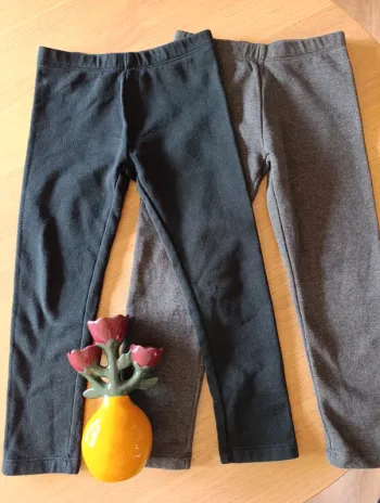 Lot de 2 leggings chauds offerts 5 ans