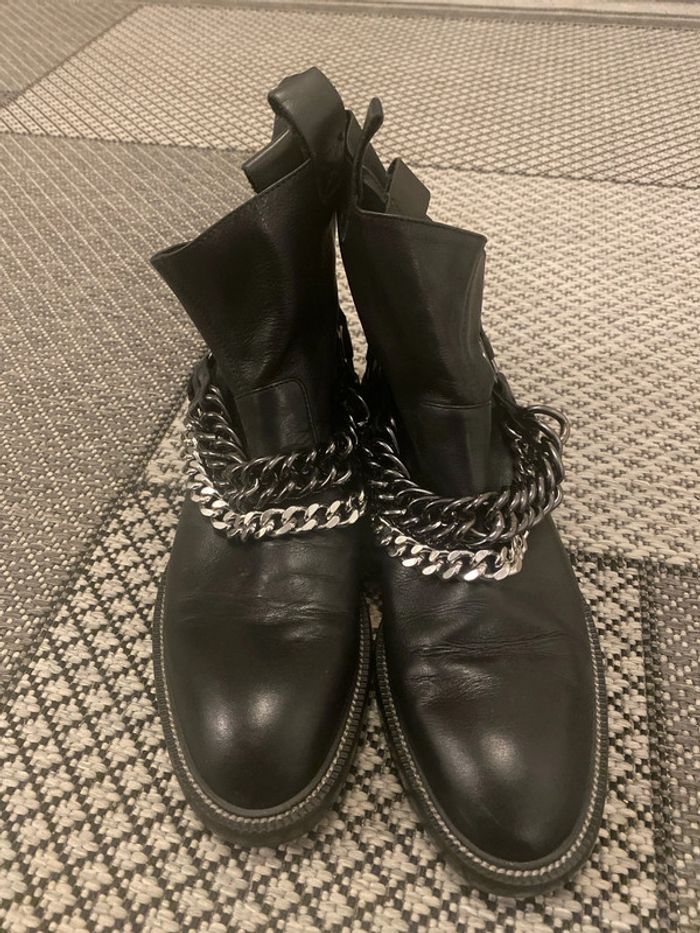 Bottines chaînes zara