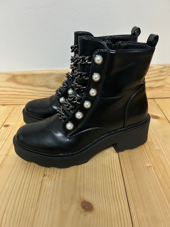 Bottines noires - pointure 40