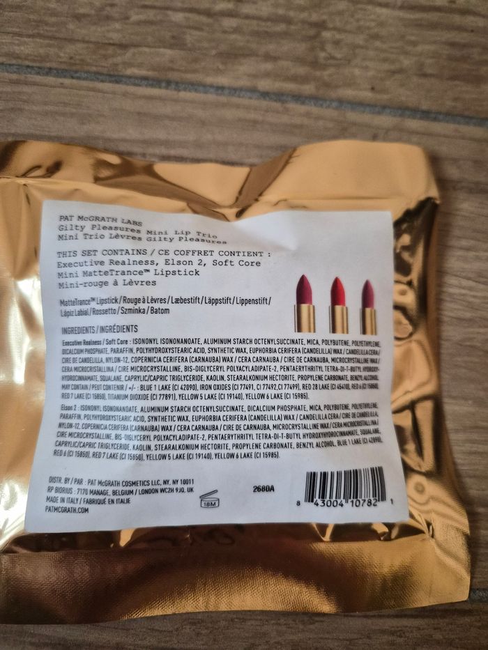 Lot 3 mini rouges a levreq Pat Mcgrath labs - photo numéro 2