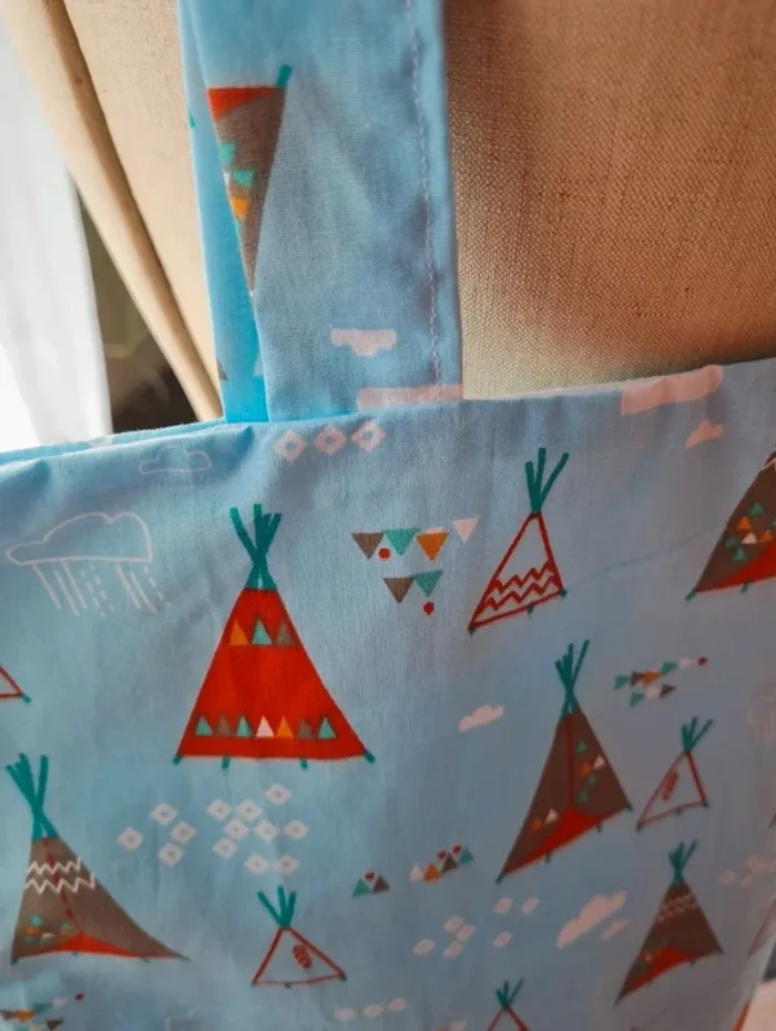 Sac fourre tout pour enfant école ou loisirs - photo numéro 2