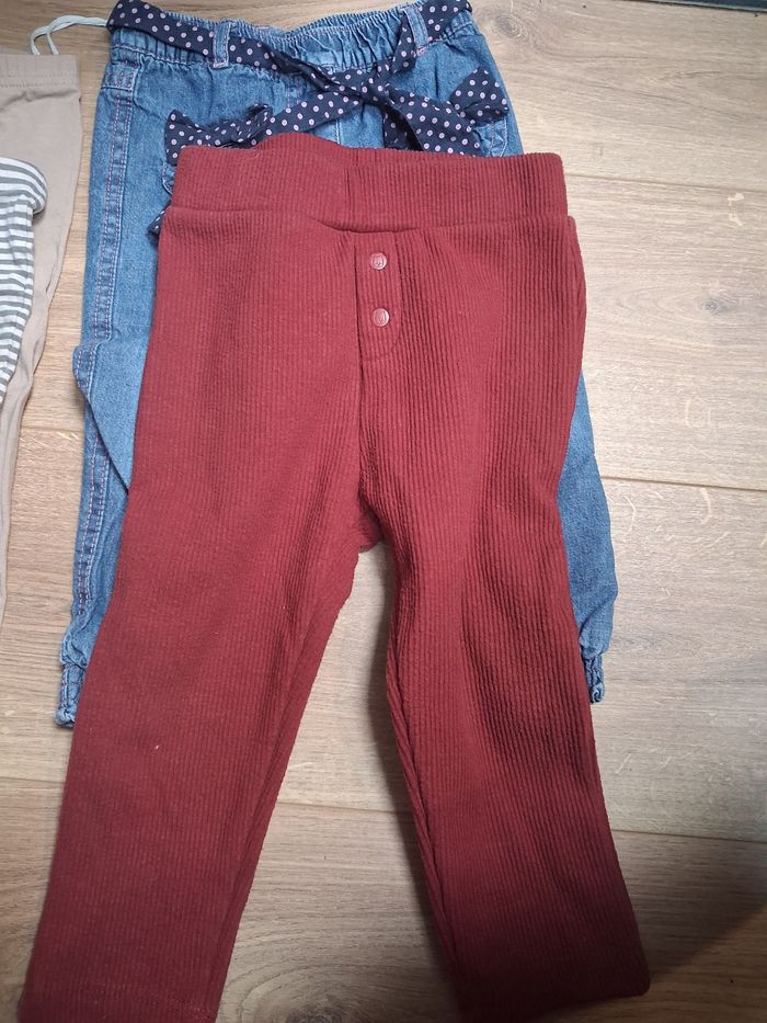 Lot de 6 pantalons fille 24 mois - photo numéro 4