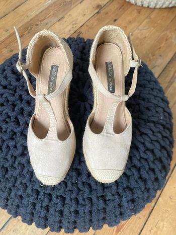 Espadrilles à talons compensés cordes 36 Bello Star