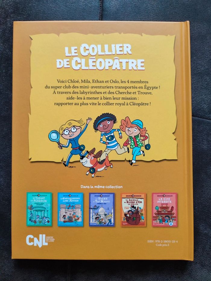 Livre Mac Do le collier de Cléopâtre - photo numéro 2