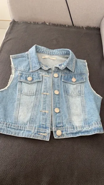 Mini veste en jeans