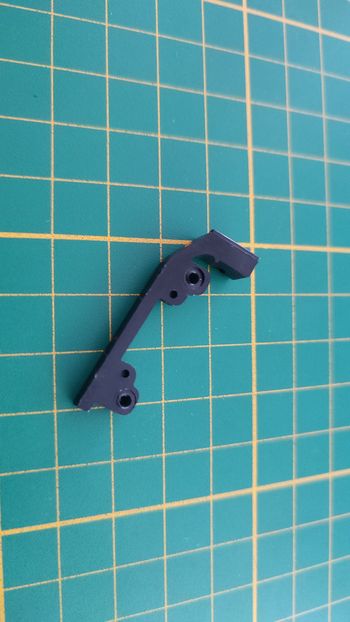 Support de phares gauche 35-3 numéro 35 n°35 pièce détachée Citroën 2CV 2 CV Charleston 1/8 1:8 1/8è