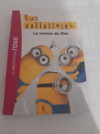 Livre du roman du film les minions 8/10ans