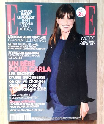 Magazine Elle n°3414 juin 2011 spécial Carla bruni sarkozy
