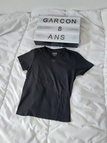 Tee-shirt manche courte garçon 8 ans La halle