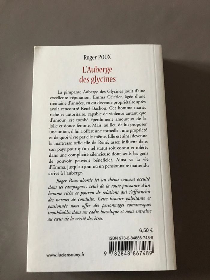 Livre L’auberge des Glycines - photo numéro 2