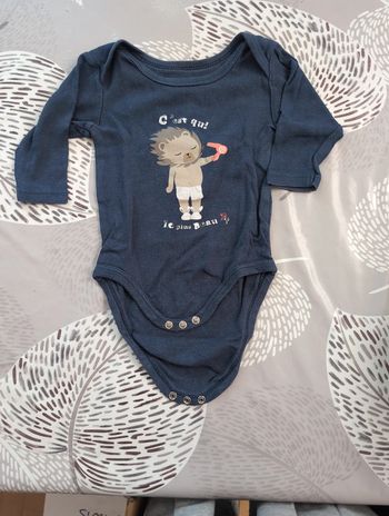 Body garçon 6 mois