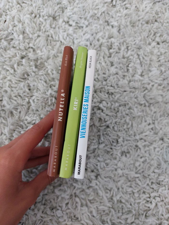 Lot 3 mini livre de cuisine (Nutella, Kiri et Viennoiseries maison) Marabout - photo numéro 2