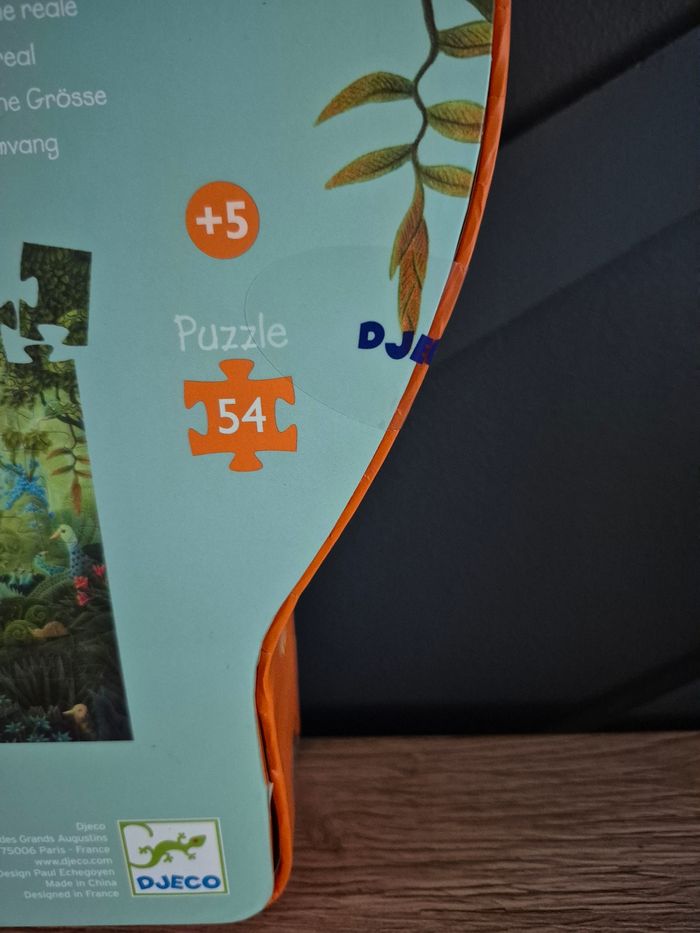 Puzzle Djeco 'Dans la jungle' 54 pièces - photo numéro 3
