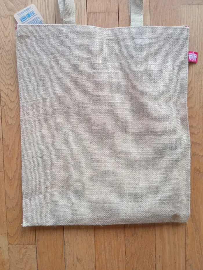 Sac tote bag toile de jute Glorious Britain 40x35 cm neuf avec étiquette acheté en Angleterre - photo numéro 9