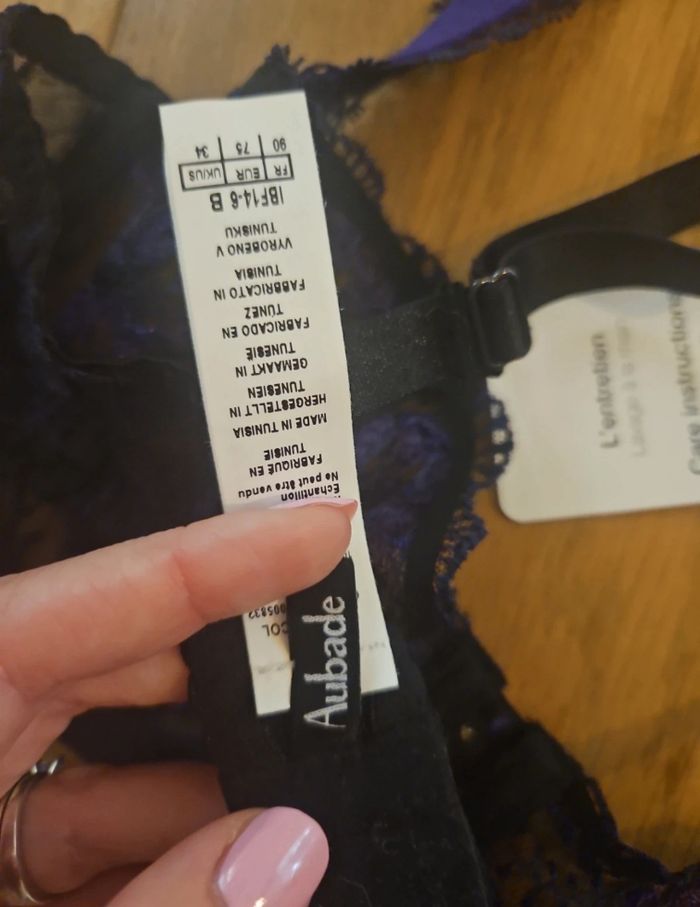 Soutien gorge corbeille 👙
Aubade 
90B - photo numéro 5