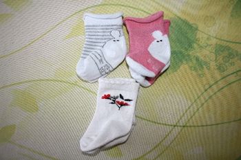 3 paires de chaussettes motif - taille 15-18