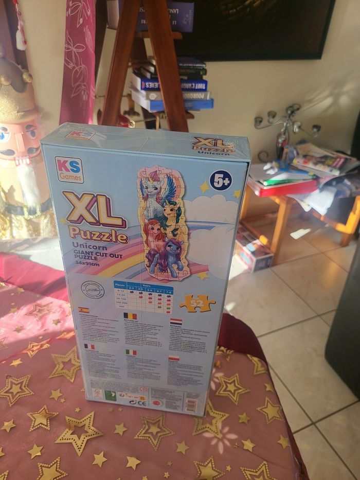 XL puzzle unicorn ( licorne) 52 34x91 cm - photo numéro 3