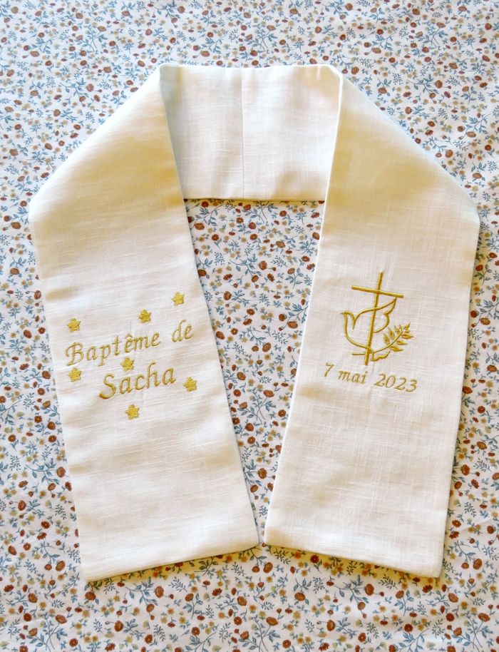 Étole de baptême - photo numéro 6