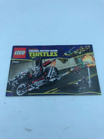 Notice Lego Tortue Ninja N•79101