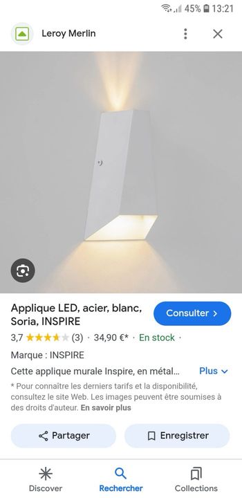 Applique led Soria