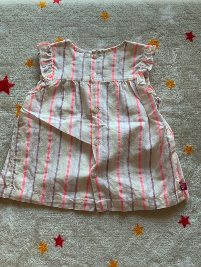 Ensemble Blouse Et Jupe Short Sergent Major Multicolore 3 Ans - photo numéro 5