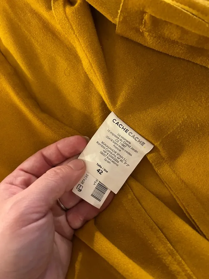 Veste jaune moutarde - photo numéro 5