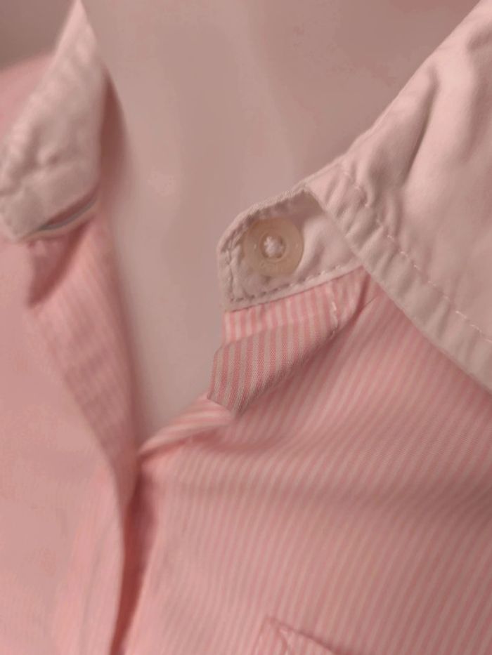 Chemise Tommy Hilfiger Femme Taille S Rose rayé - photo numéro 7