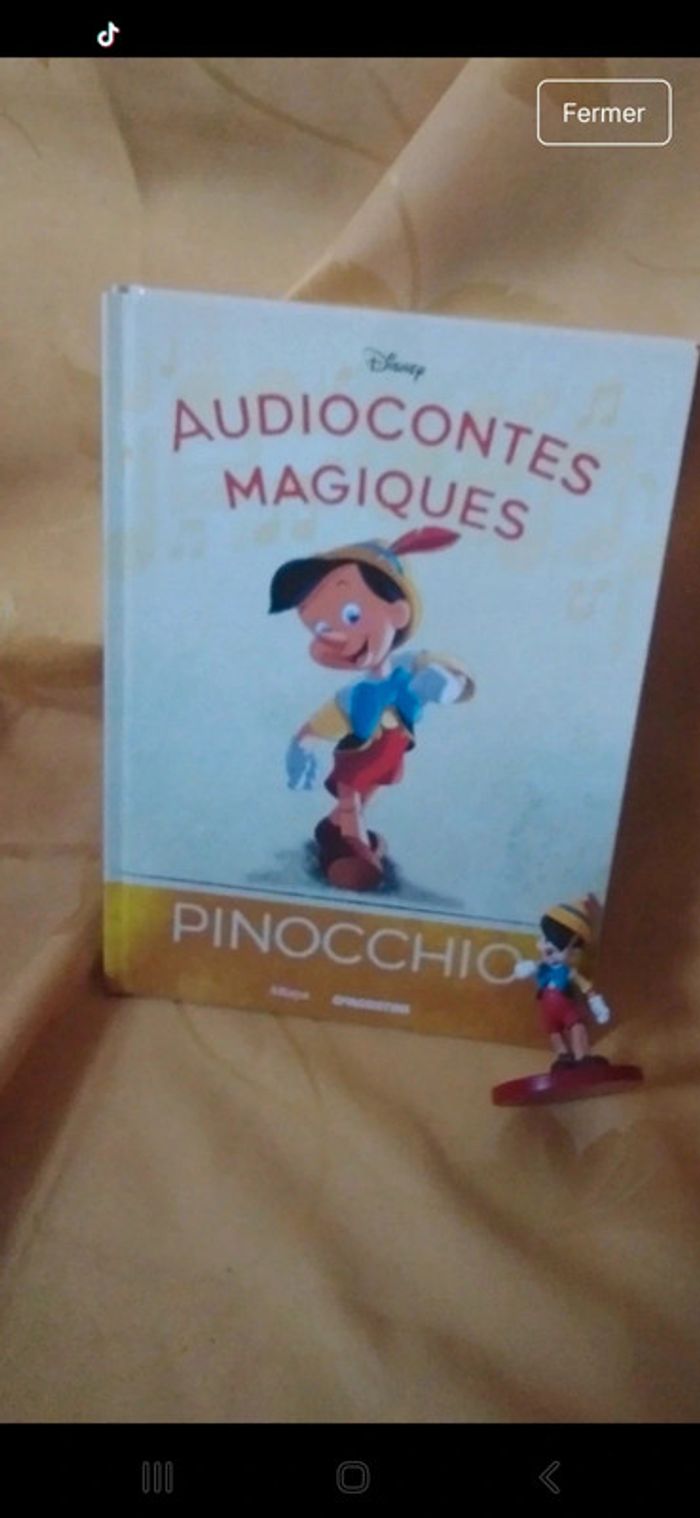 Livre et figurine 10 des audiocontes Magiques altaya audio conte audio compte disney