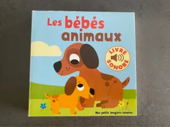 Livre sonore « Les bébés animaux » Gallimard Jeunesse