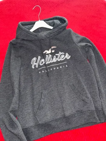 Sweat capuche gris