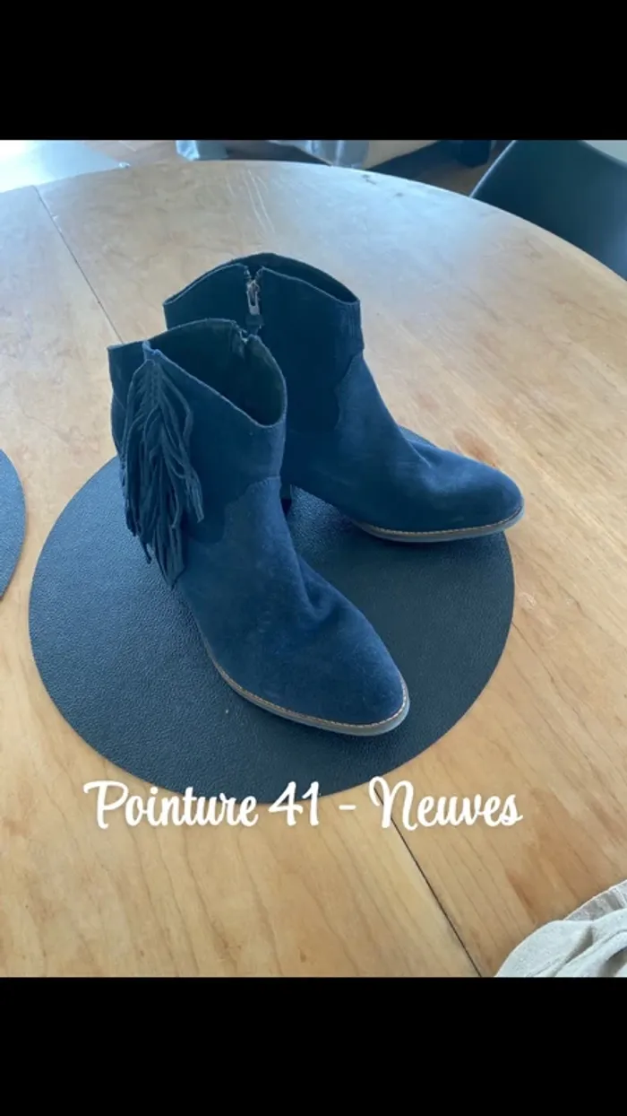 Bottine neuve pointure 41 Berenice bleu