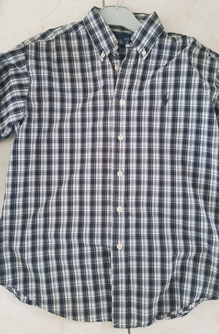 LOT de 3 chemises 14 ans RALPH LAUREN, SCOTT, OKAÏDI, TBE - photo numéro 2