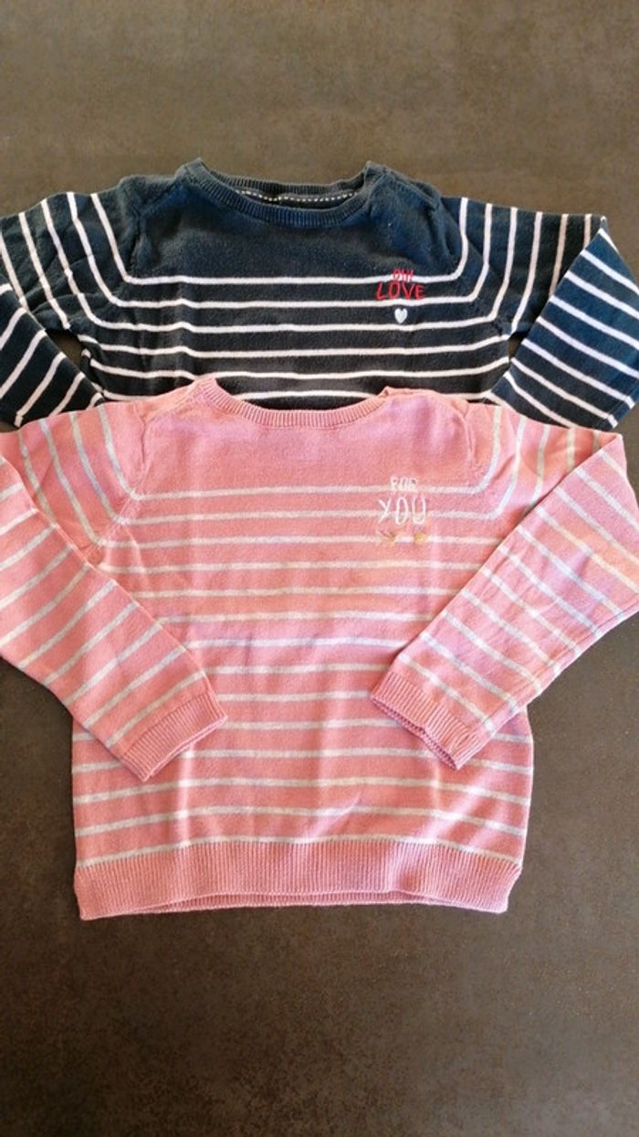 Lot 2 pulls légers+1tee shirt ML - photo numéro 11