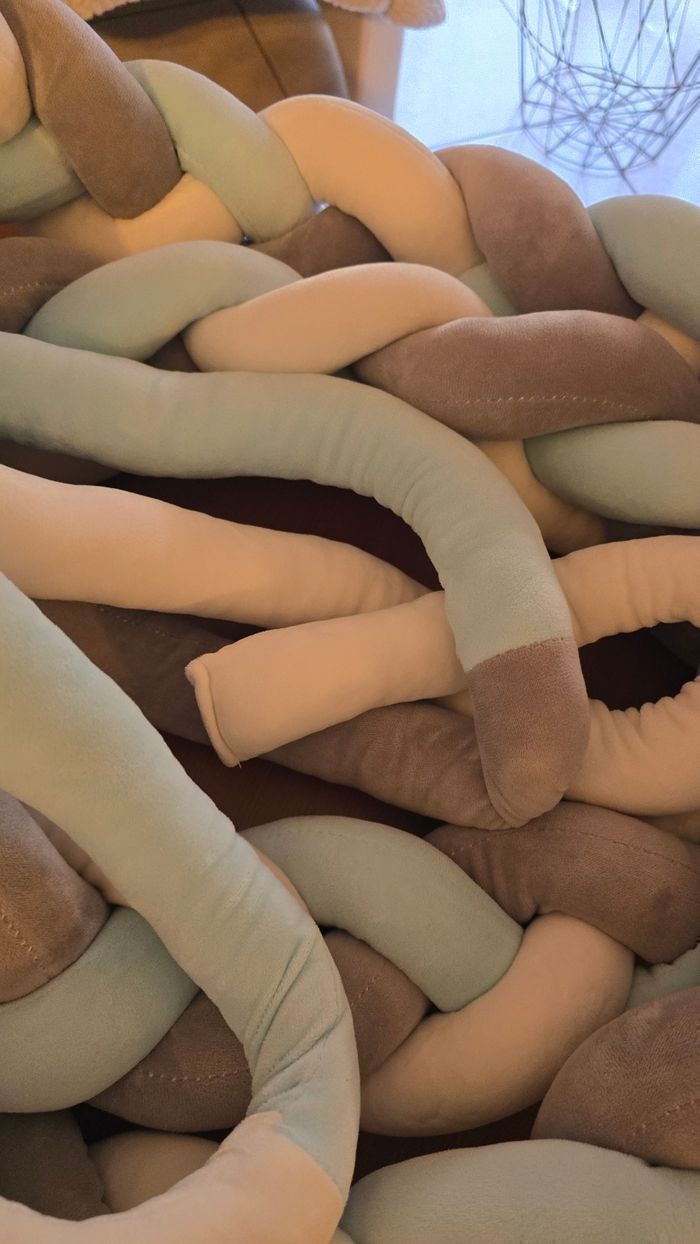 😍🥰🤩⚘️superbe Lot : DEUX TRESSES DE LIT  :4 M  et 2 M (indissociable)!!!😍🤩🥰 - photo numéro 5