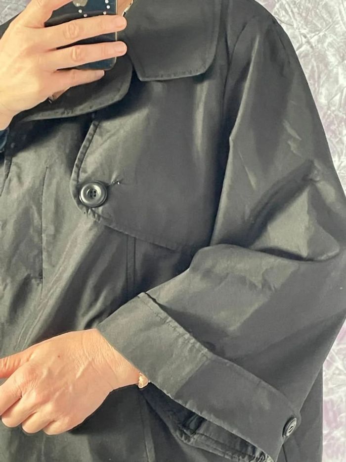 Trench court noir ample - photo numéro 6