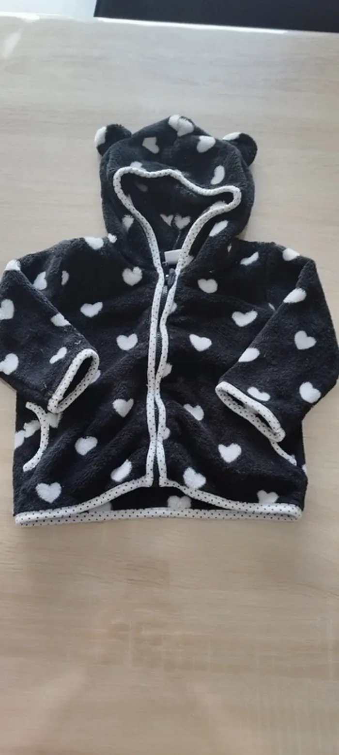 Veste polaire bébé fille tex 6 mois