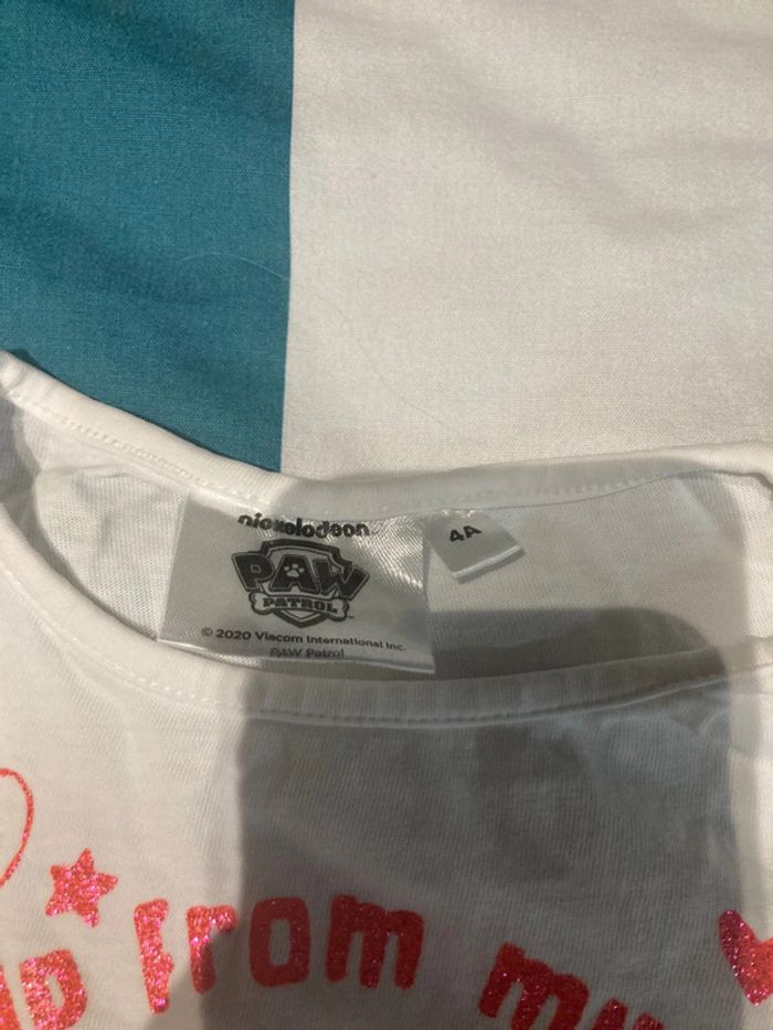 Tee shirt fille paw patrol - photo numéro 2