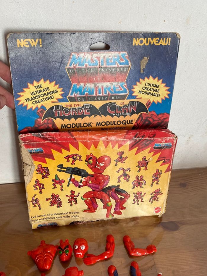 boîte avec MOTU Modulok maîtres de l’univers He-man Masters of the Universe mattel - photo numéro 4