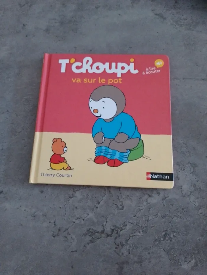 Livre - T'choupi va sur le pot