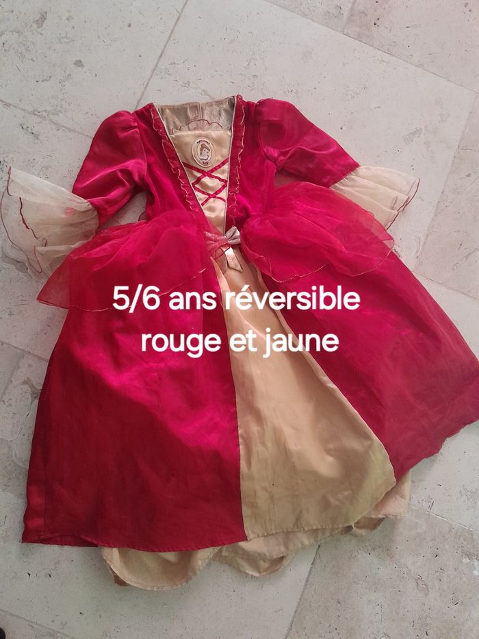 Robe déguisement réversible 5/6a