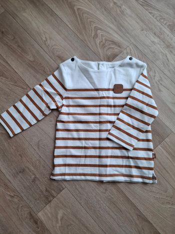 T-shirt rayé bébé 6 mois