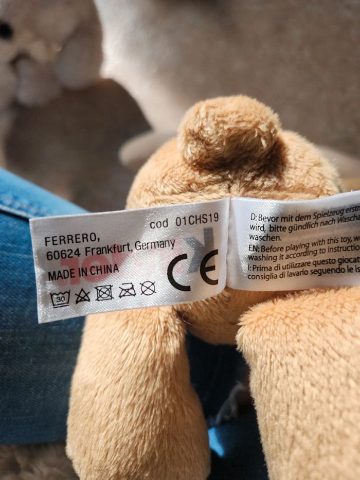 Peluche Kinder - photo numéro 5
