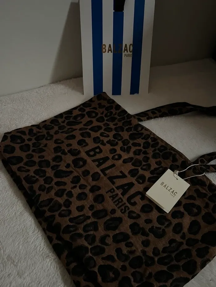 Cabas balzac léopard et pochette - photo numéro 3
