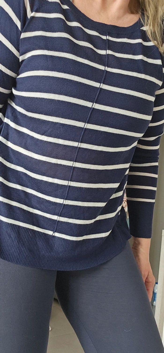 Pull marin Primark taille L - photo numéro 5