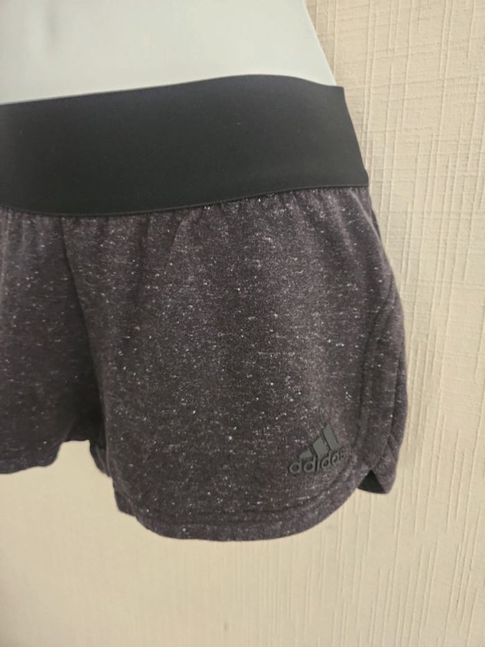 Short Adidas gris foncé chiné XXS - photo numéro 2