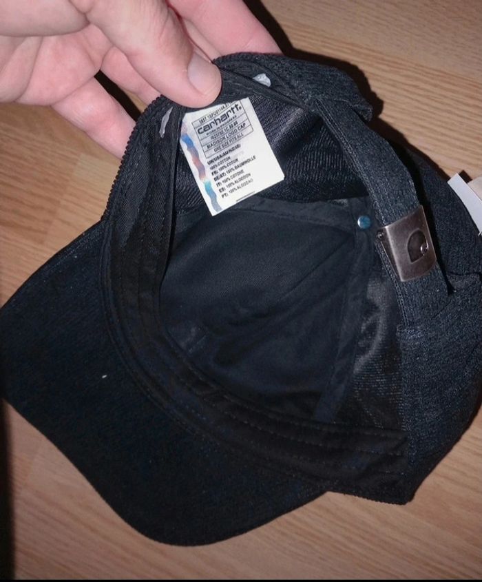 Casquette Carhartt noire neuve - photo numéro 4