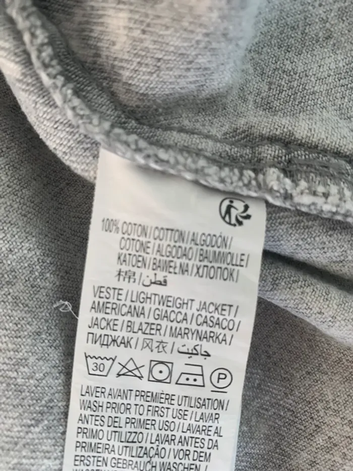 Veste jean Kiabi grise taille 36 - photo numéro 6